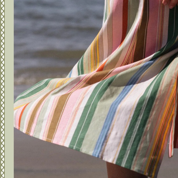 Parterre Banks Dress in Dolce Vita Stripe Midi Dress - Picture 2 of 4